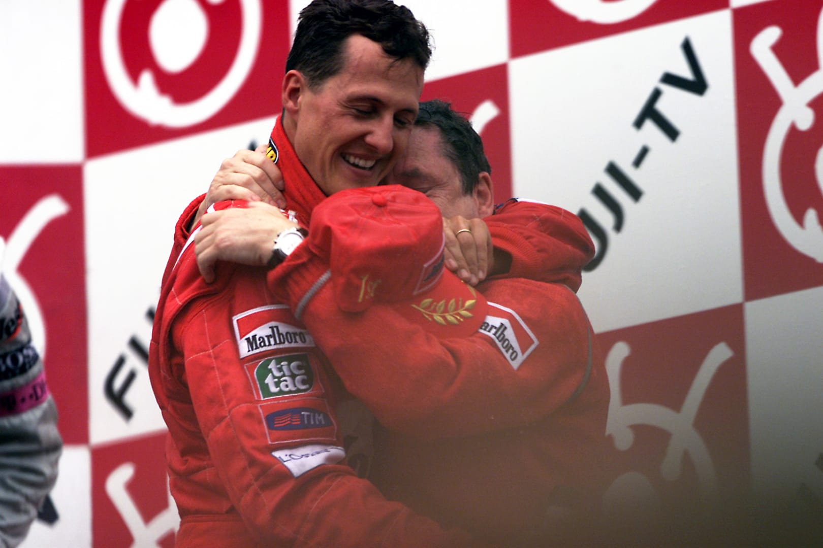 Michael Schumacher's first Ferrari drivers' title win in 25