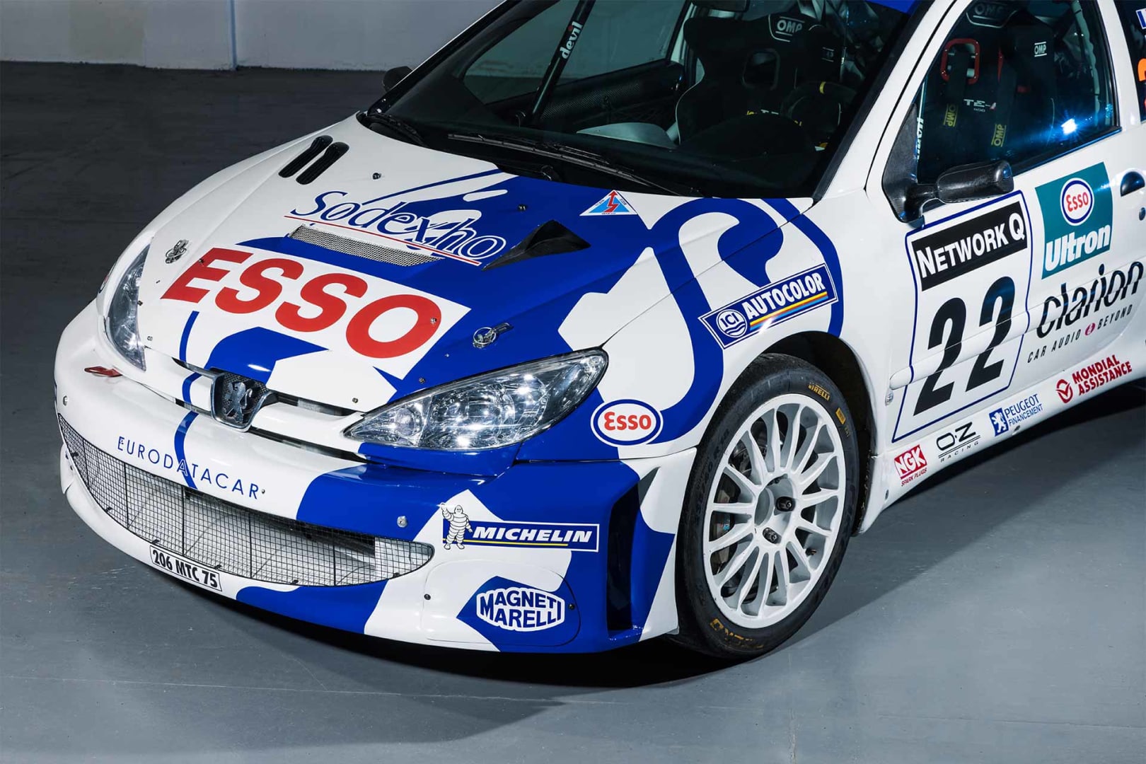 SKID SKW023 Echelle 1/43 | PEUGEOT 206 WRC N 10 WINNER RALLY TOUR DE