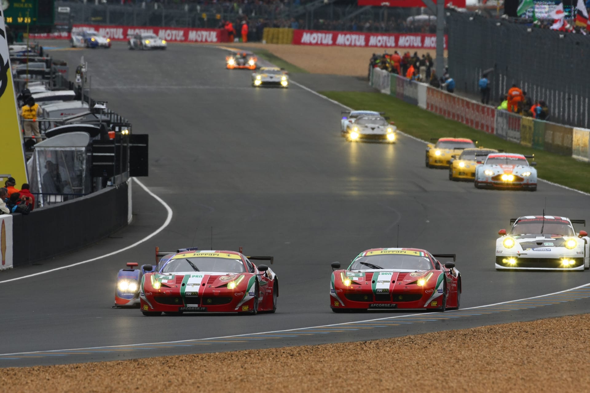 Fujimi 1/43 - Ferrari 458 Italia GT2 - 24 Heures Du Mans 2013 #54 (occasion)
